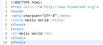 「hello.html」を新規作成し、画面を作成します